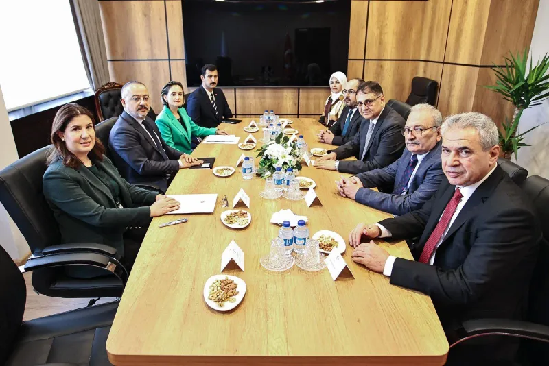 President of the Syrian Negotiation Commission Meets with Turkish Deputy Foreign Minister